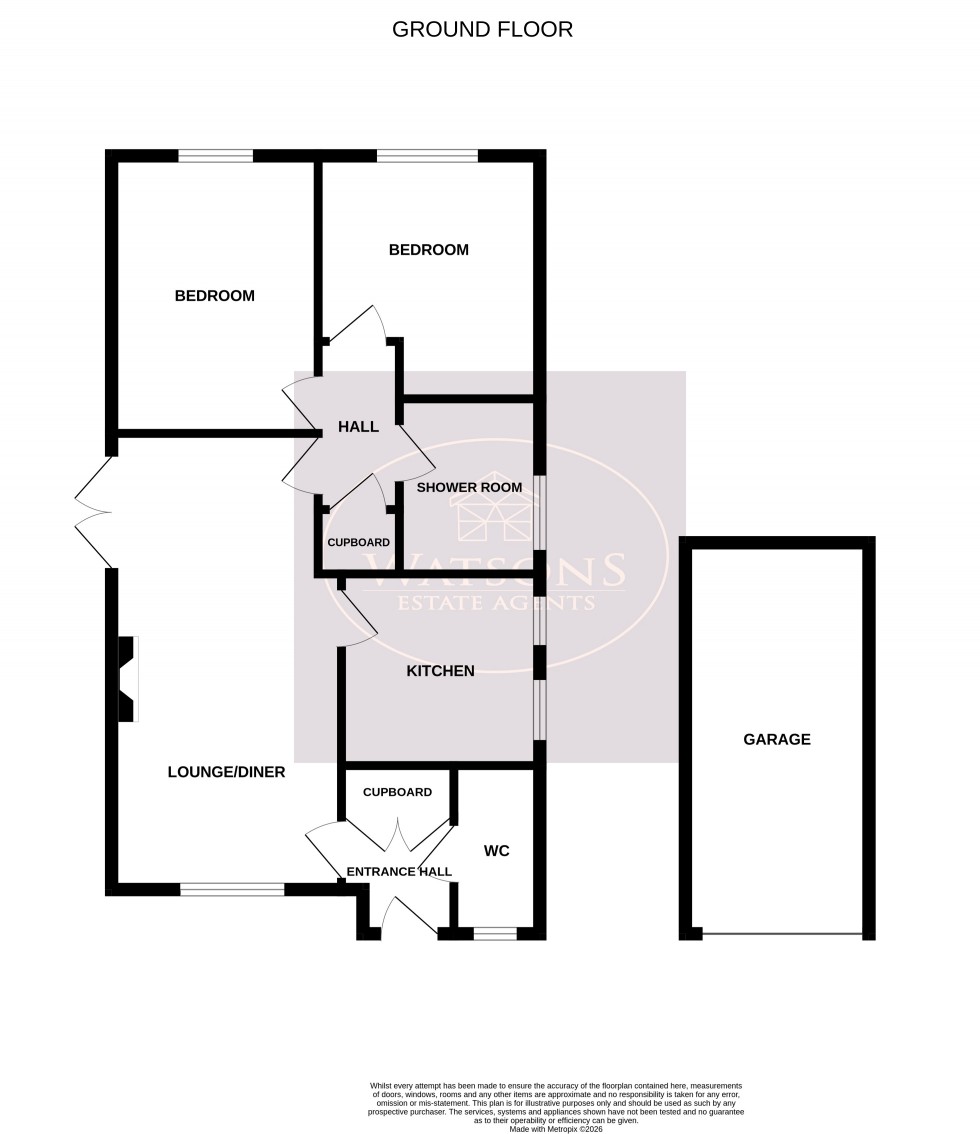 Floorplan for Newthorpe, Nottingham
