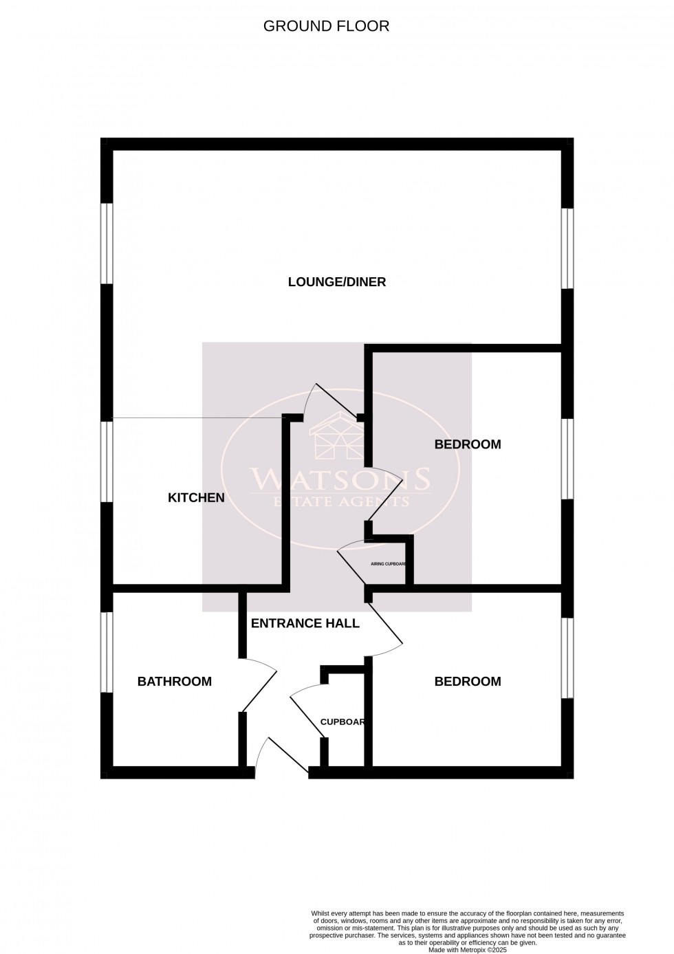 Floorplan for Watnall, Nottingham