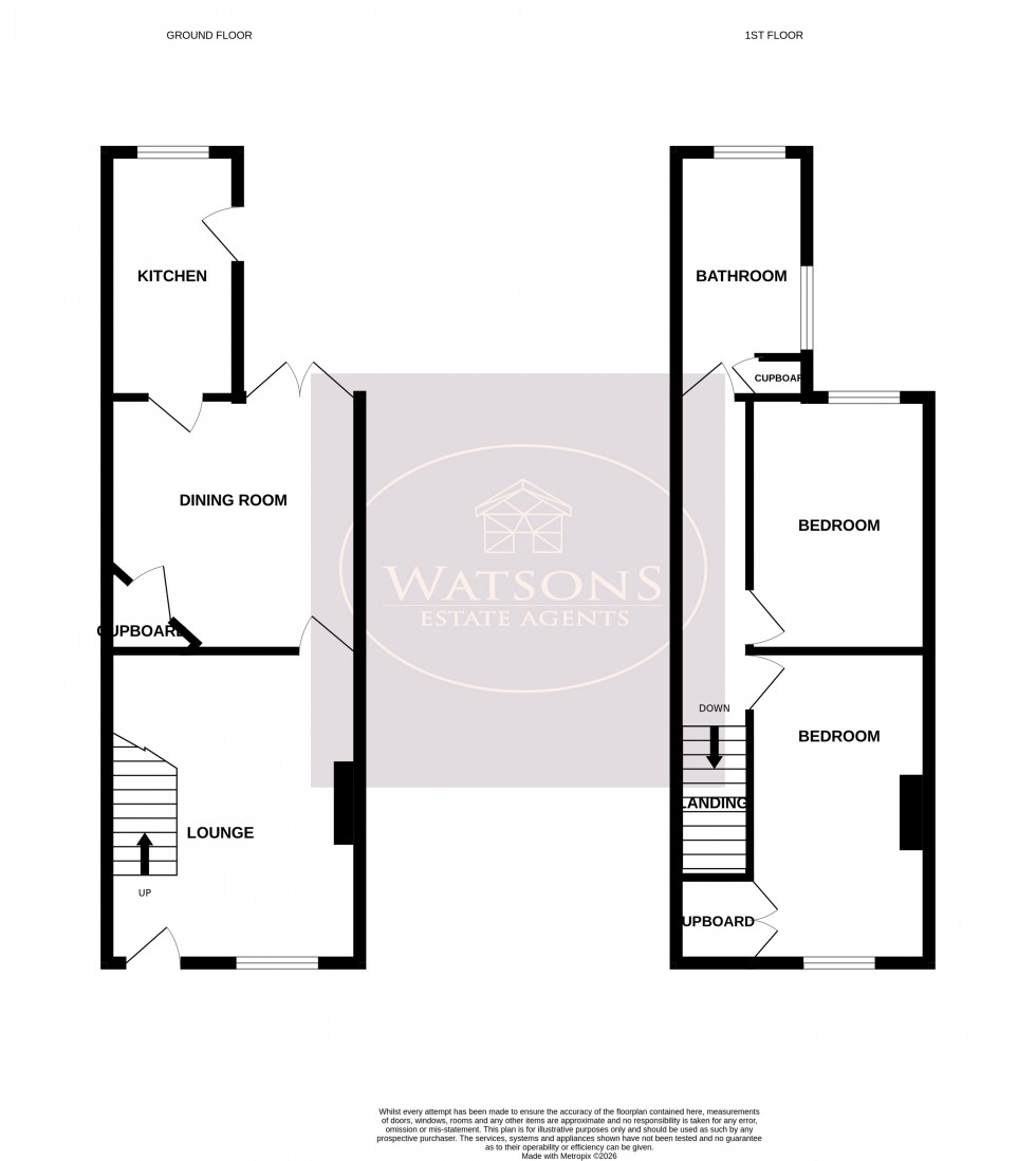 Floorplan for Kimberley, Nottingham