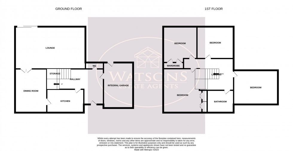 Floorplan for Nuthall, Nottingham
