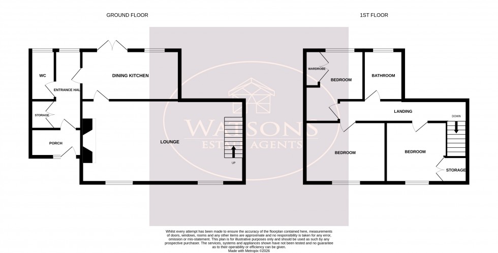 Floorplan for Brinsley, Nottingham