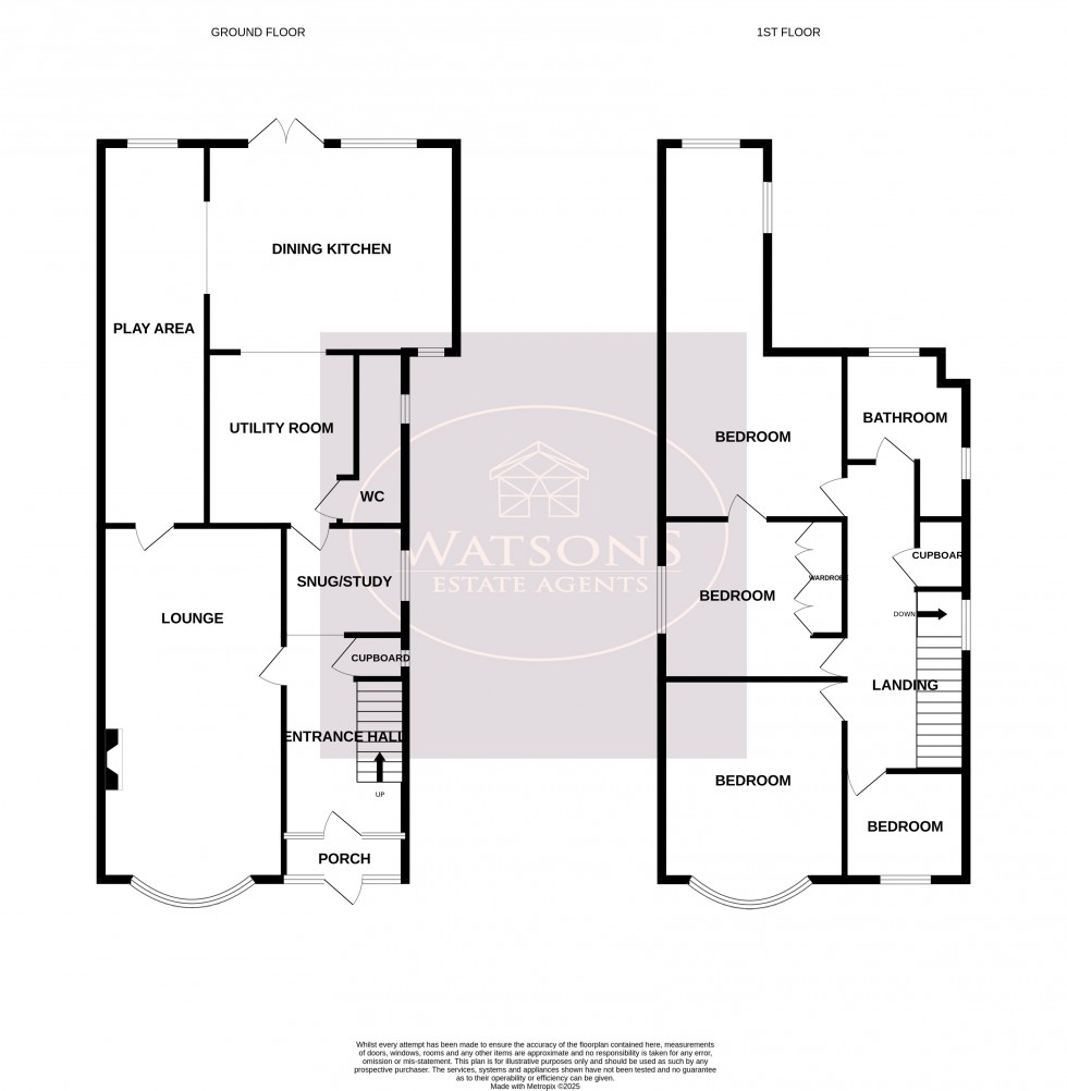 Floorplan for Watnall, Nottingham, Nottinghamshire