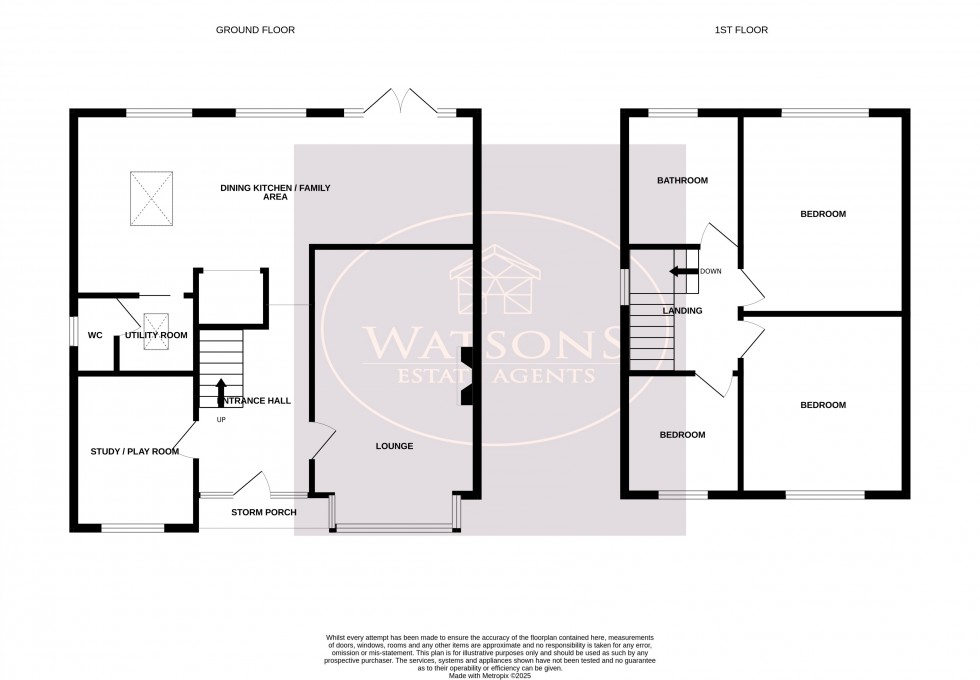 Floorplan for Nuthall, Nottingham