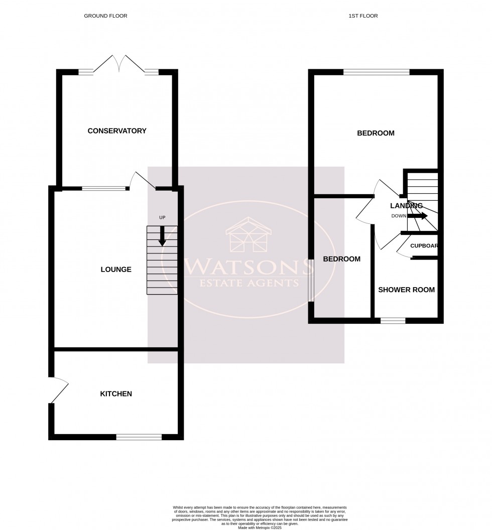 Floorplan for Upton Close, Heanor, Derbyshire