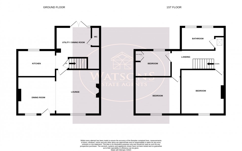 Floorplan for Eastwood, Nottingham
