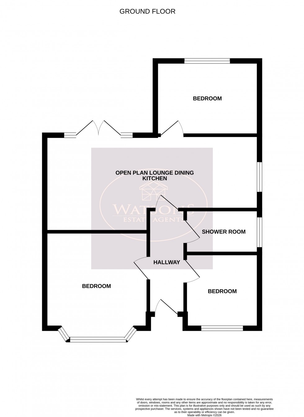 Floorplan for Eastwood, Nottingham