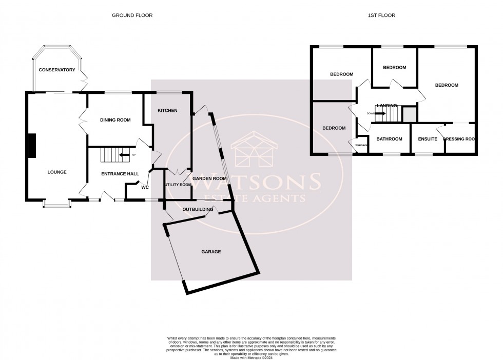 Floorplan for Nuthall, Nottingham