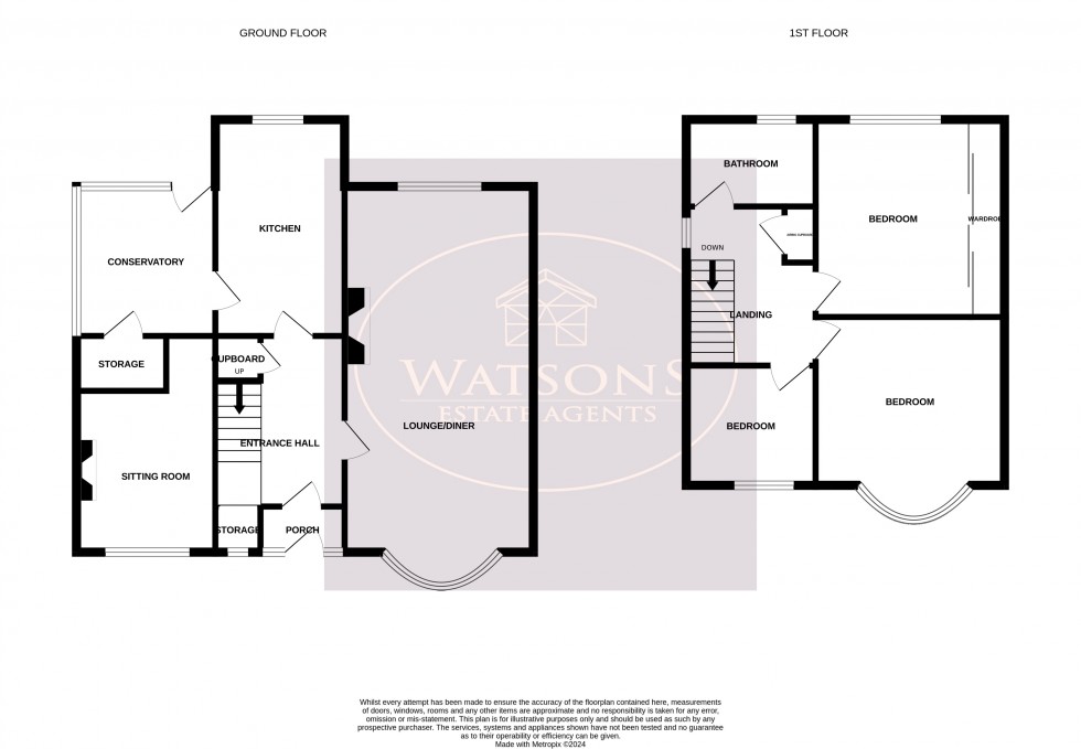 Floorplan for Nuthall Road, Nottingham