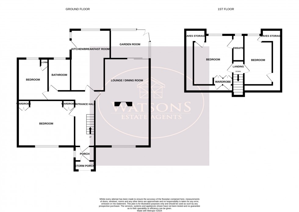 Floorplan for Kimberley, Nottingham