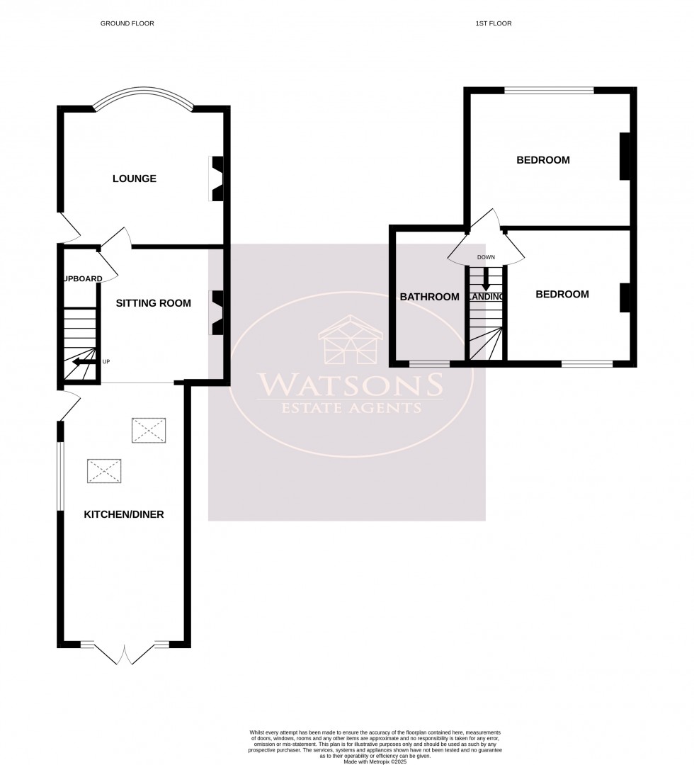 Floorplan for Lowes Hill, Ripley, Derbyshire