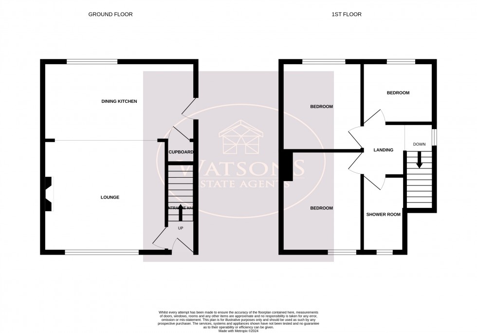 Floorplan for Brinsley, Nottingham