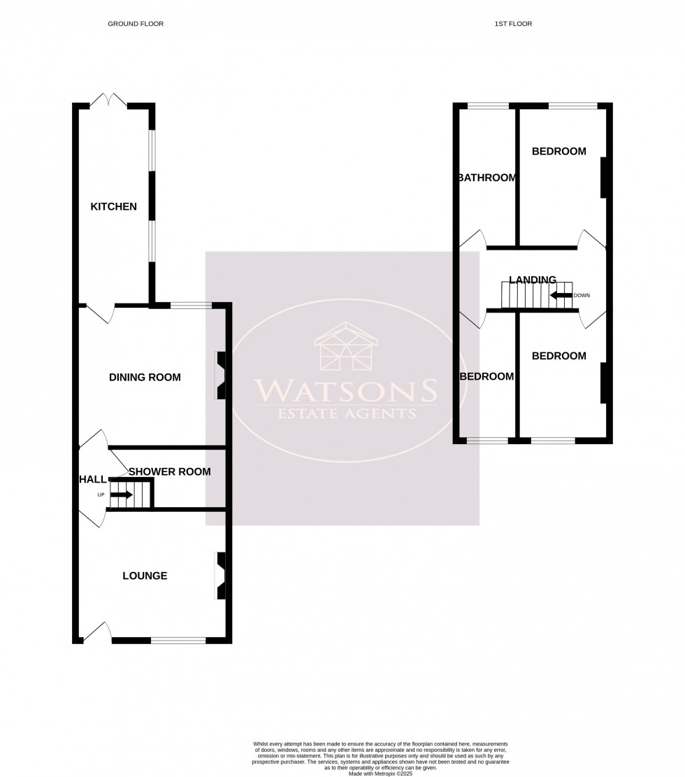 Floorplan for Howitt Street, Heanor, Derbyshire