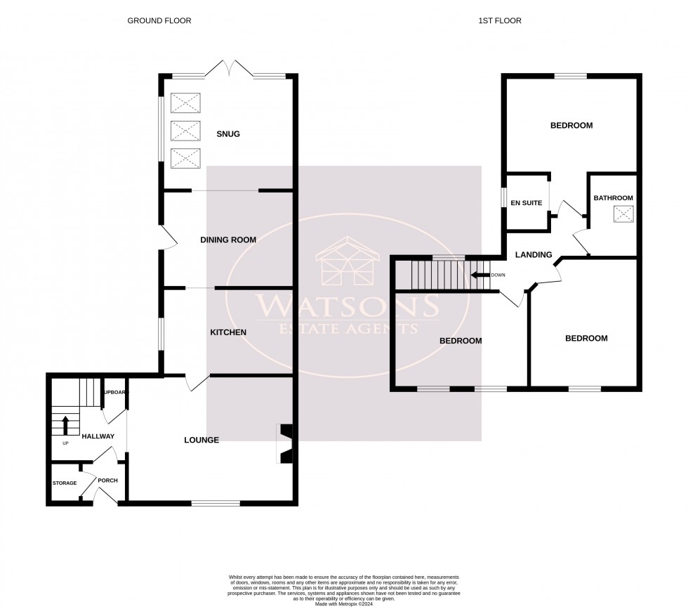 Floorplan for Brinsley, Nottingham
