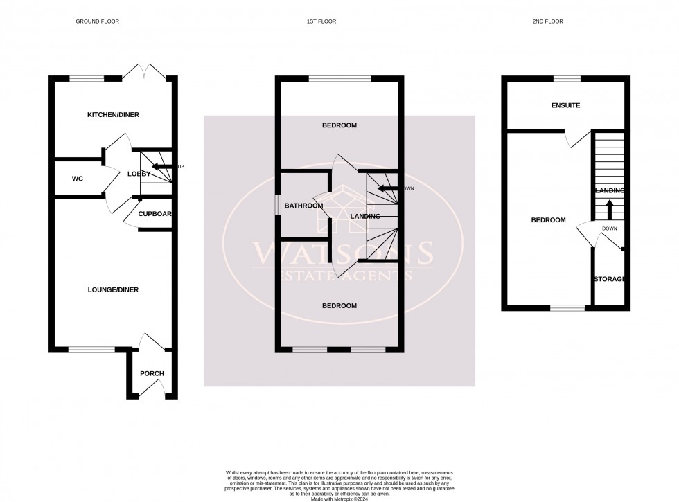 Floorplan for Hucknall, Nottingham, Nottinghamshire