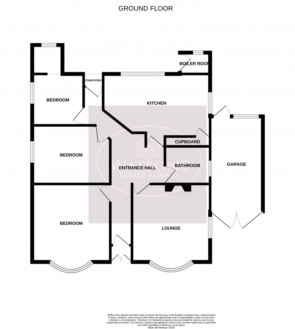 Floorplan for Selston, Nottingham