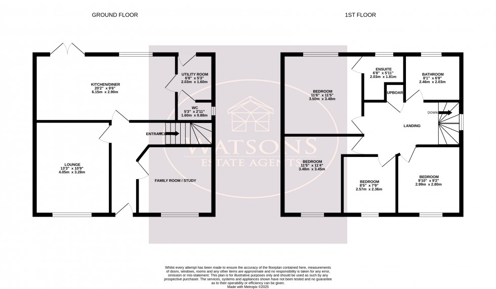 Floorplan for Eastwood, Nottingham
