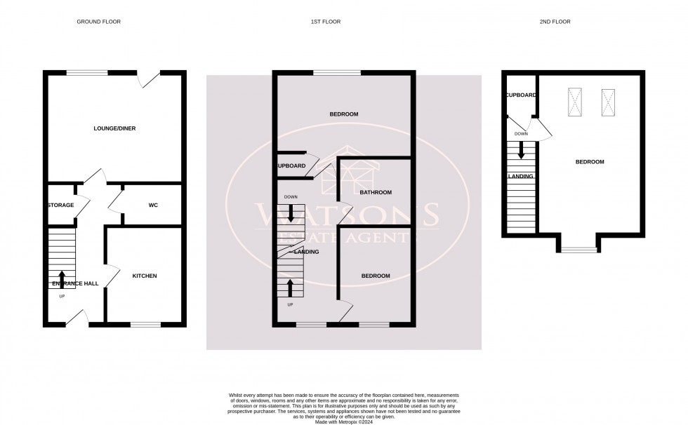 Floorplan for Scollins Court, Ilkeston, Derbyshire