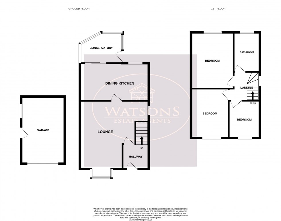 Floorplan for Eastwood, Nottingham