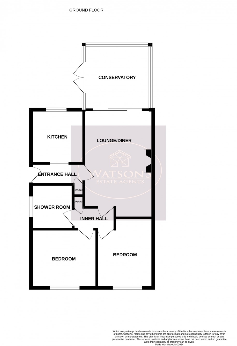 Floorplan for Boatmans Close, Ilkeston, Derbyshire
