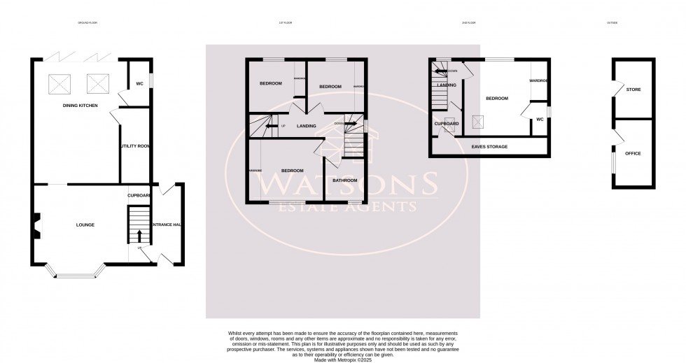 Floorplan for Woodfield Road, Nottingham
