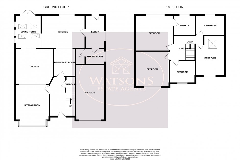 Floorplan for Nuthall, Nottingham