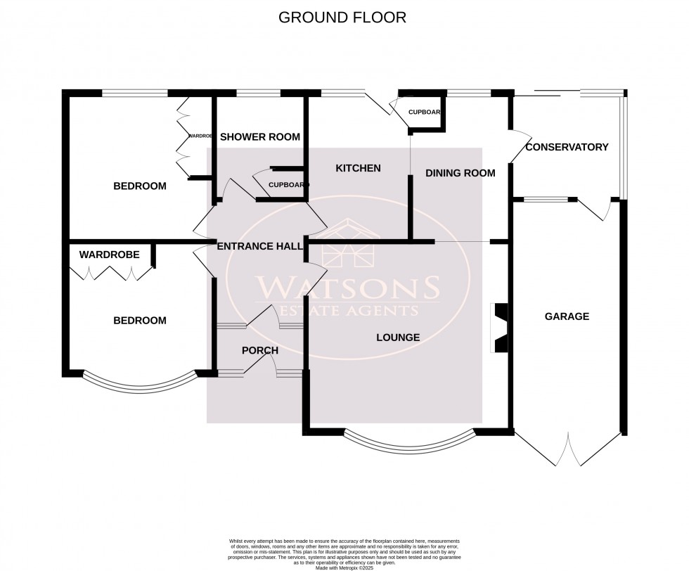 Floorplan for Mapledene Crescent, Nottingham