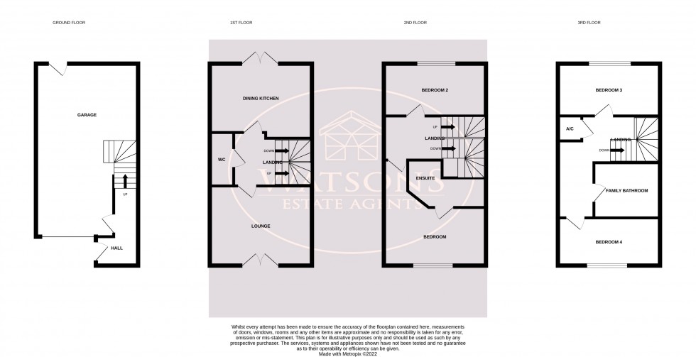 Floorplan for Kimberley, Nottingham