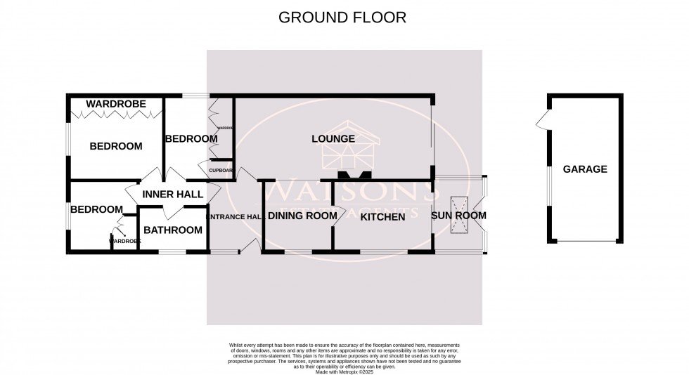 Floorplan for Eastwood, Nottingham