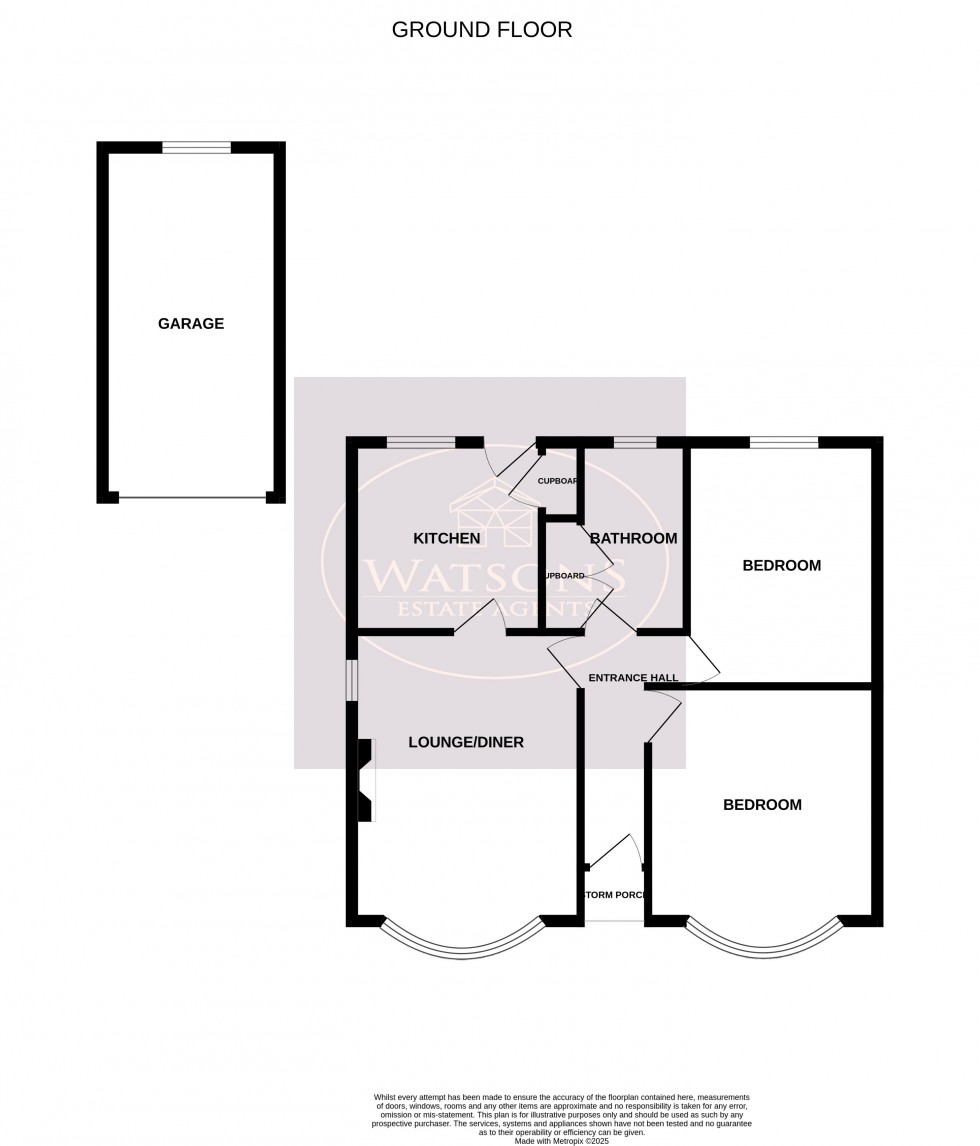 Floorplan for Eastwood, Nottingham