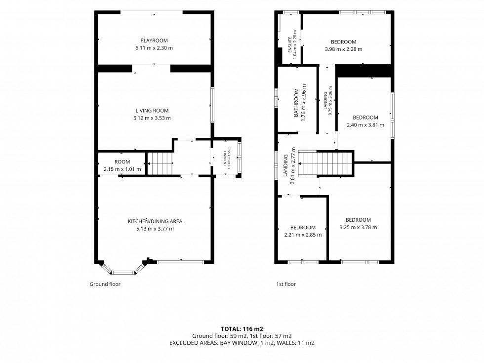 Floorplan for Newthorpe, Nottingham