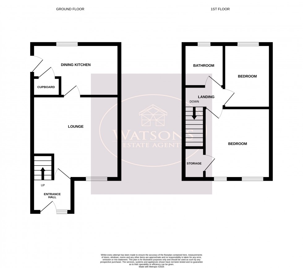 Floorplan for Langley Mill, Nottingham, Derbyshire