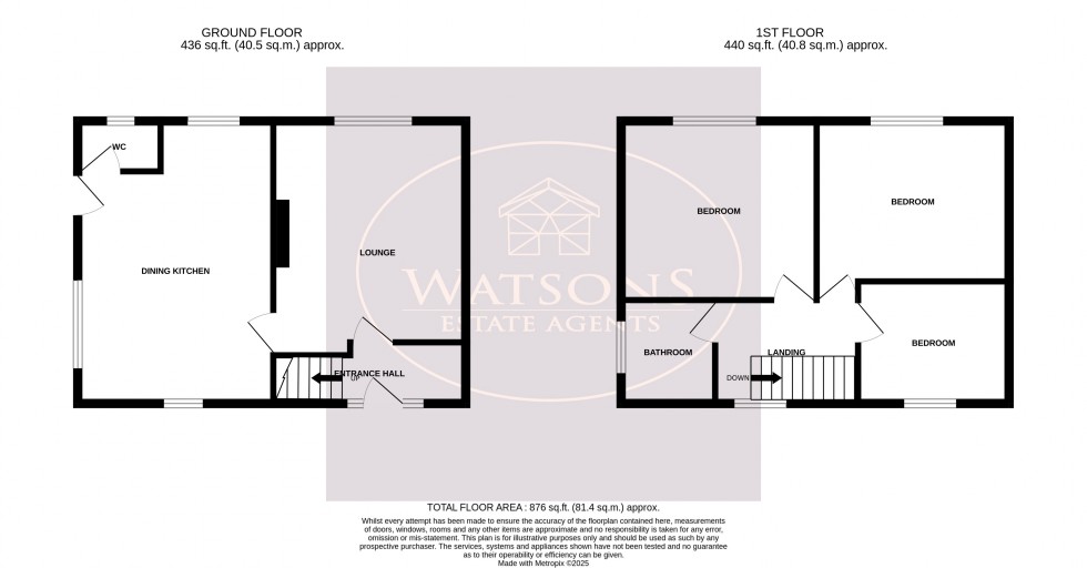 Floorplan for Kimberley, Nottingham
