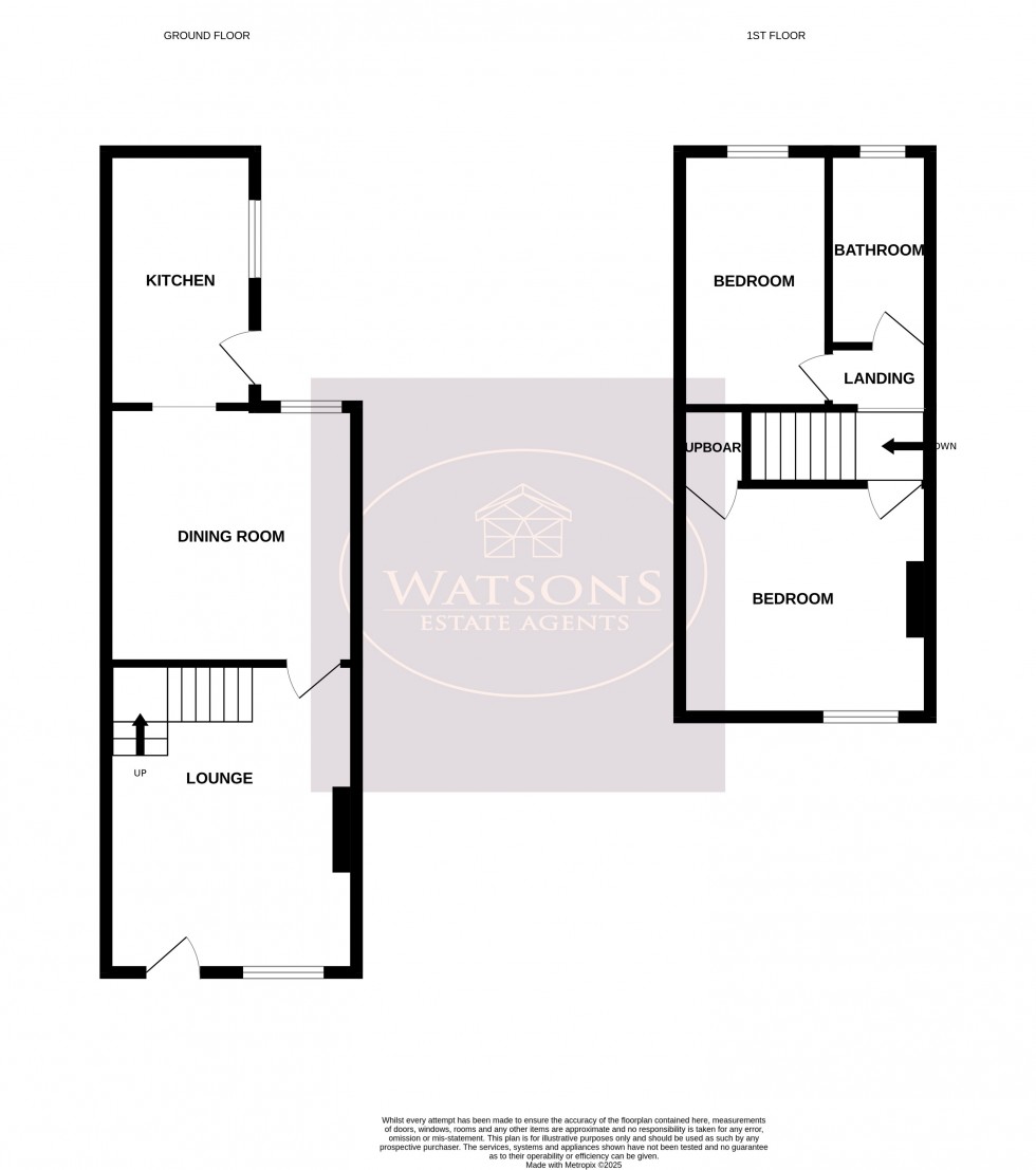 Floorplan for Pye Bridge, Alfreton, Derbyshire