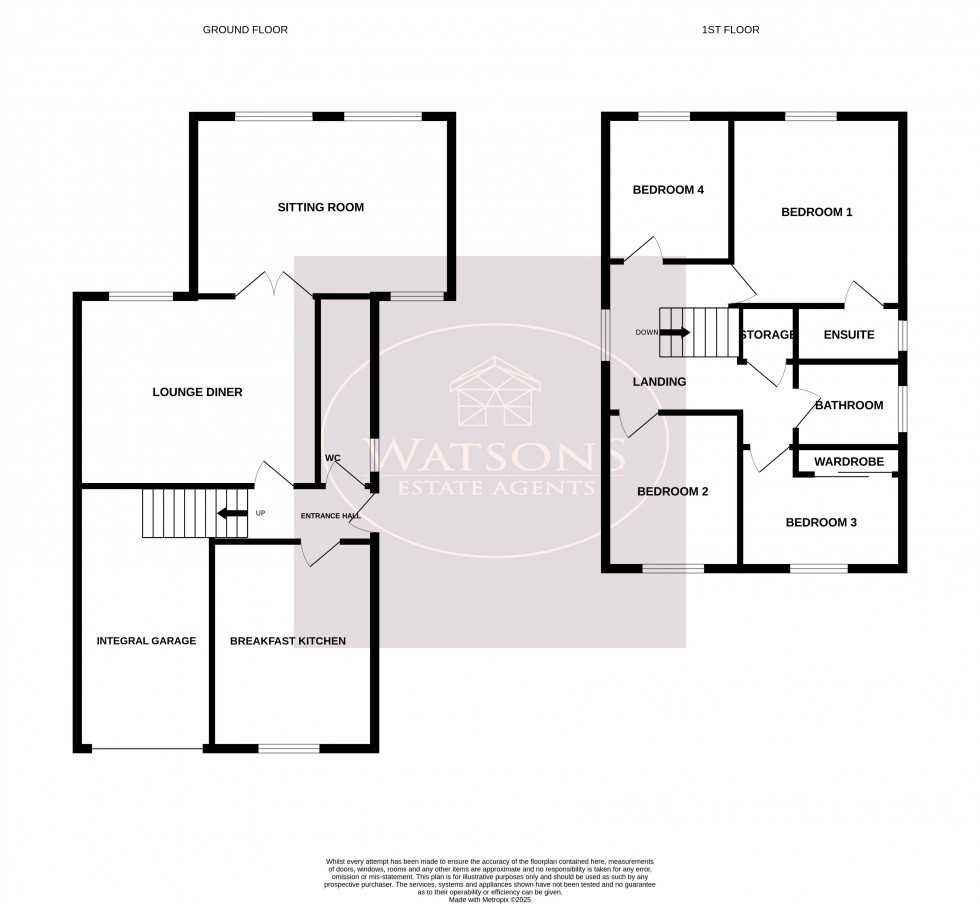 Floorplan for Nuthall, Nottingham