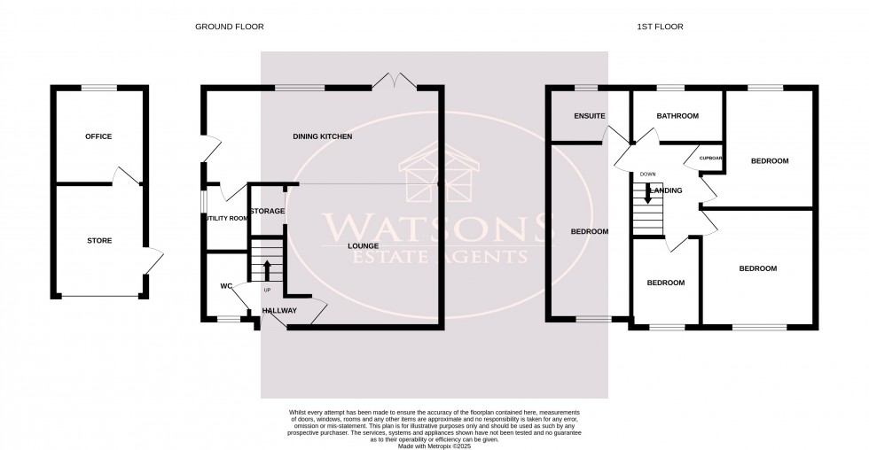Floorplan for Springfield Drive, Nottingham