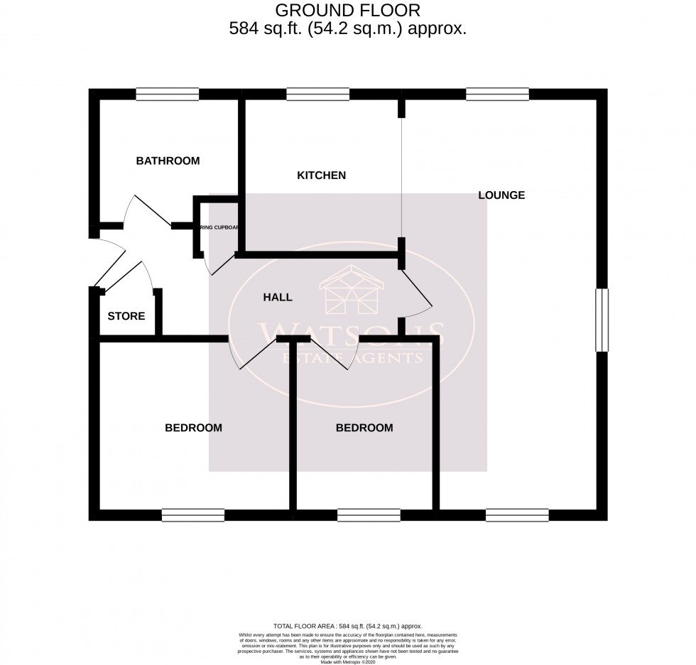 Floorplan for Watnall, Nottingham