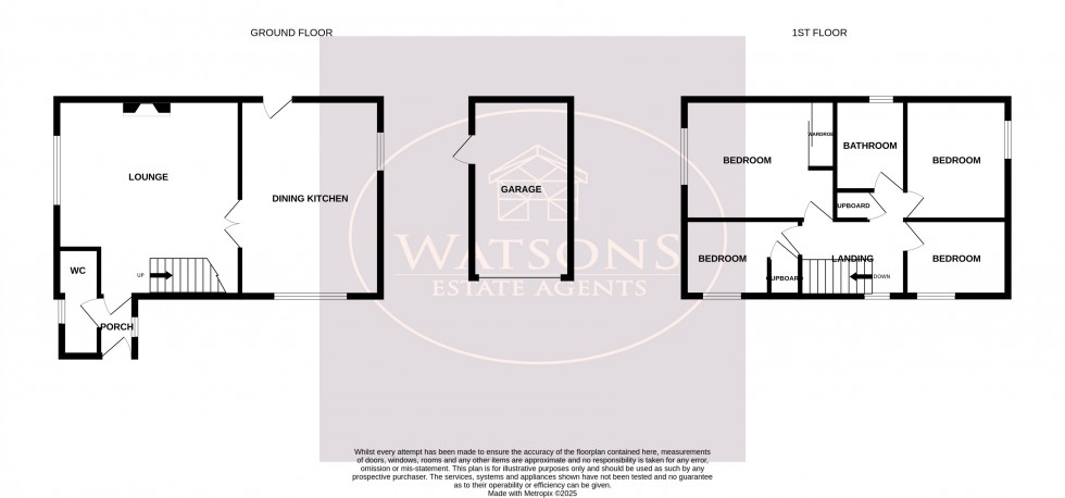 Floorplan for Kimberley, Nottingham