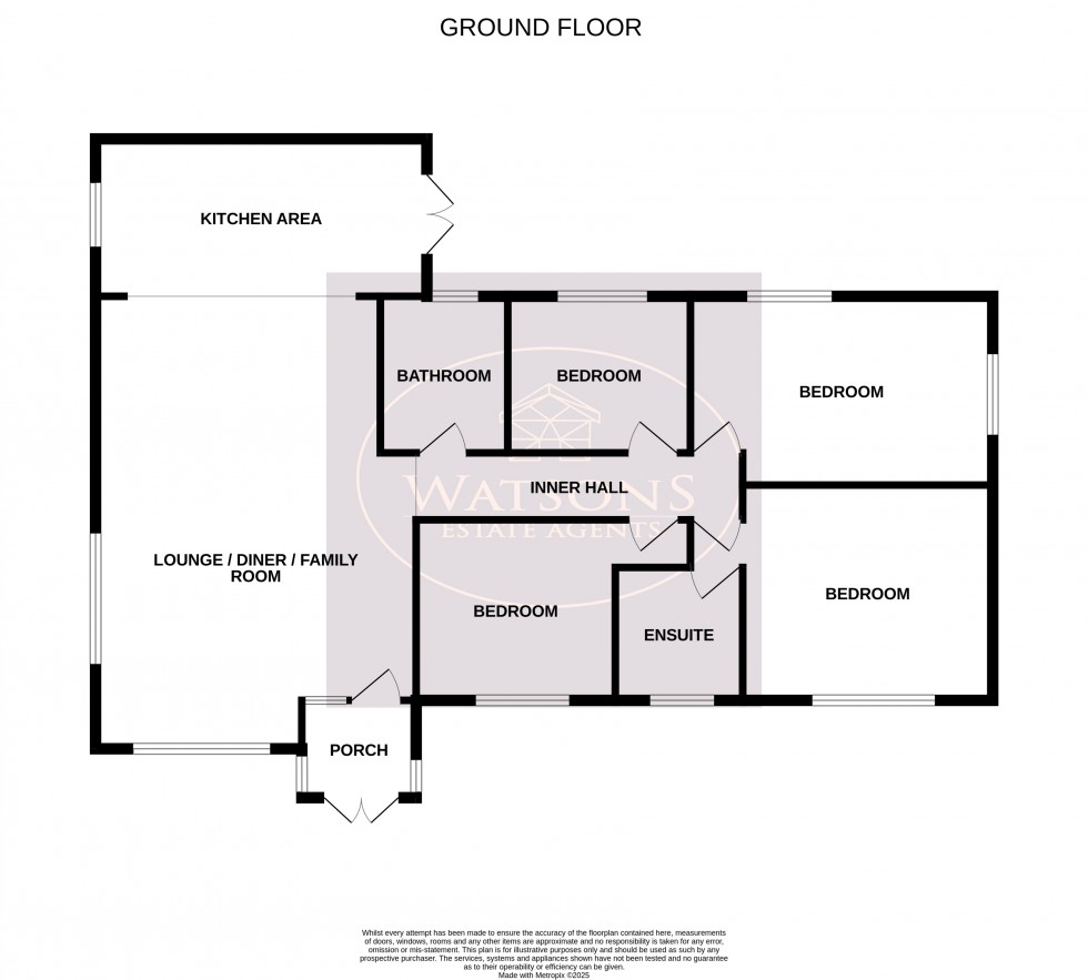 Floorplan for Nuthall, Nottingham