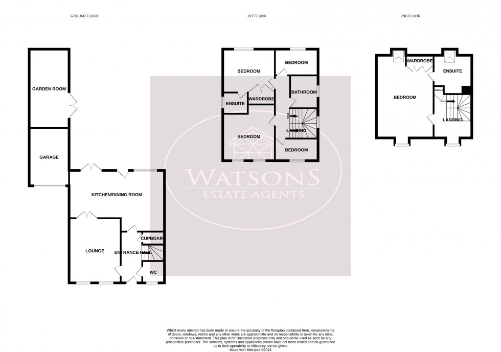 Floorplan for Kirkby-in-Ashfield, Nottingham
