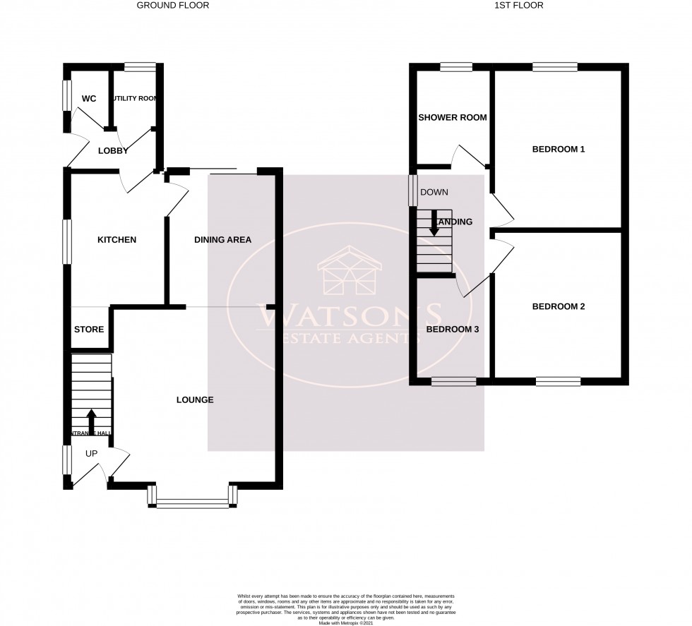 Floorplan for Eastwood, Nottingham