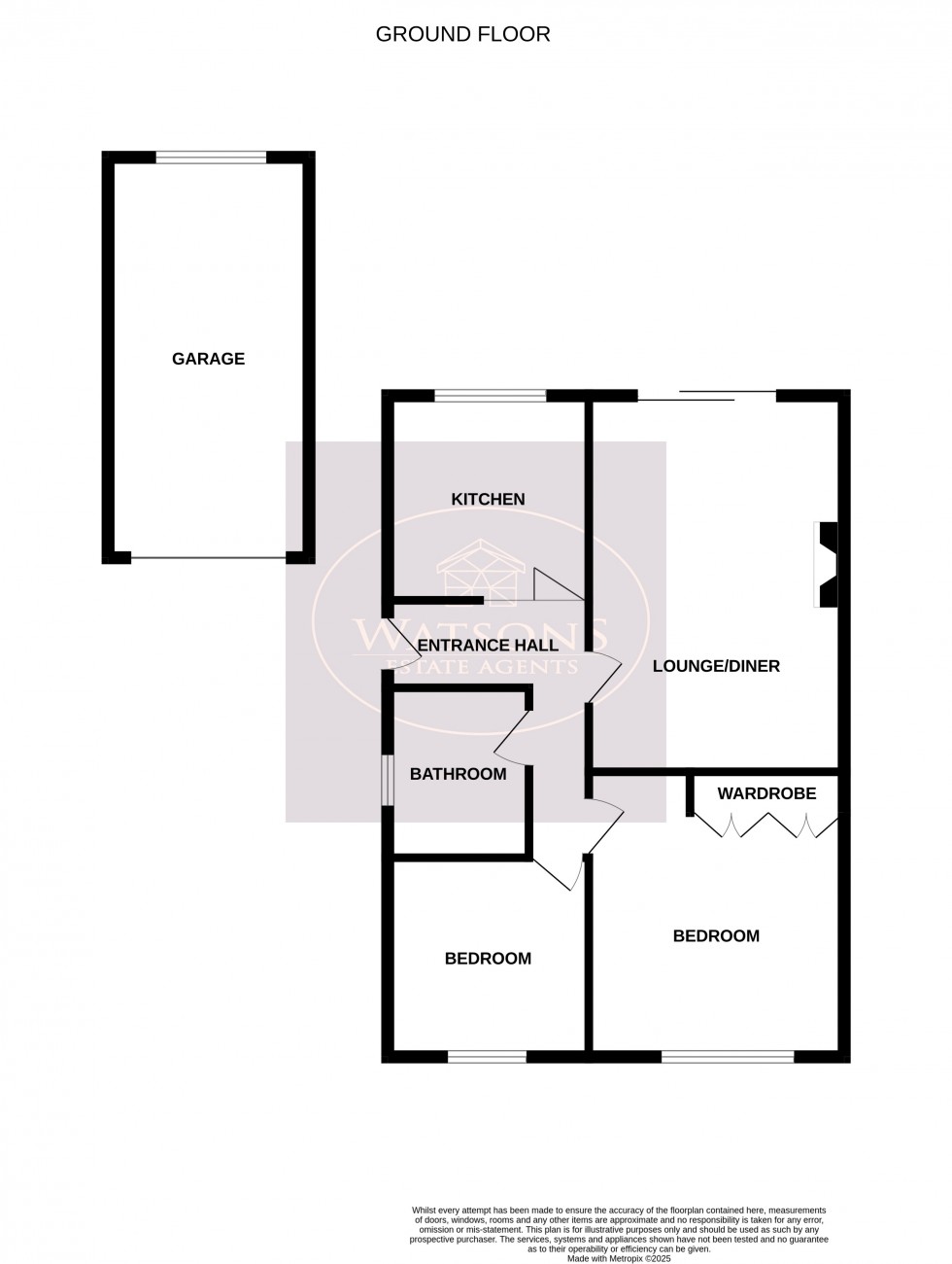 Floorplan for Underwood, Nottingham