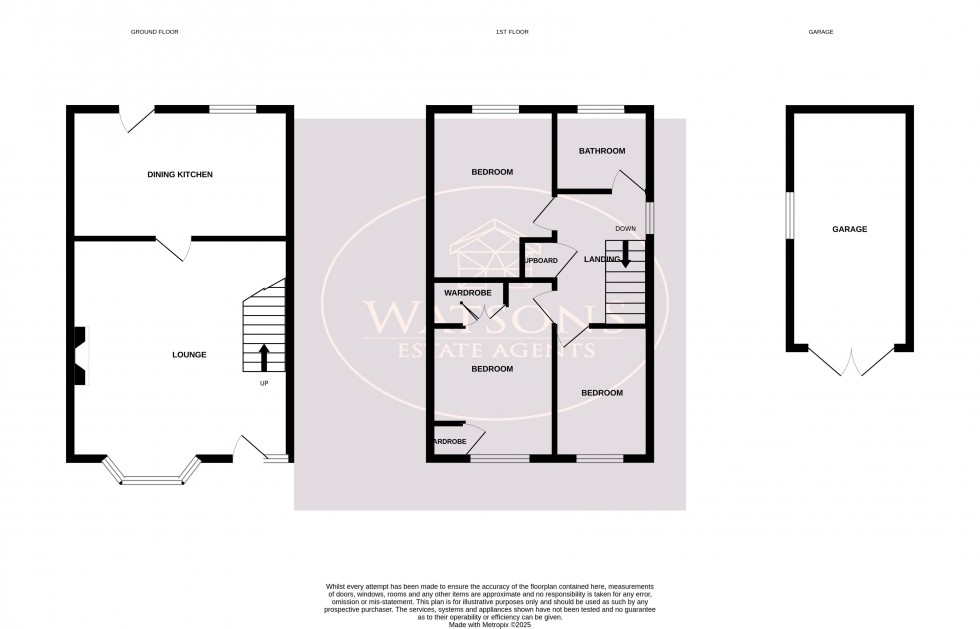 Floorplan for Neston Drive, Nottingham