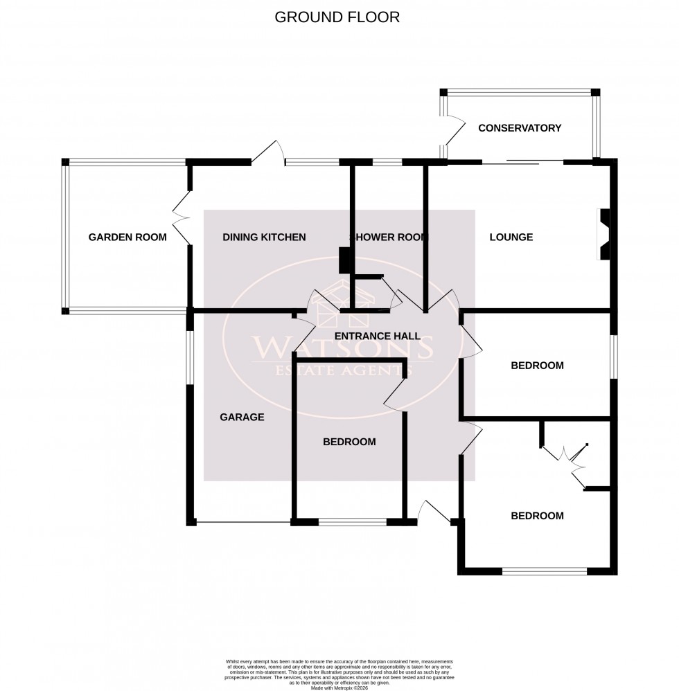 Floorplan for Newthorpe, Nottingham