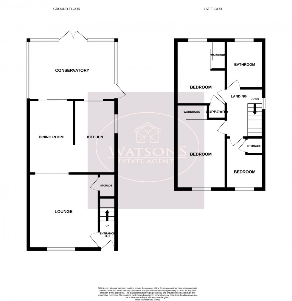 Floorplan for Craster Drive, Nottingham