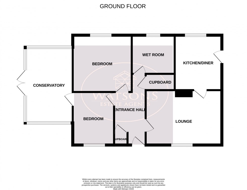Floorplan for Falston Road, Nottingham