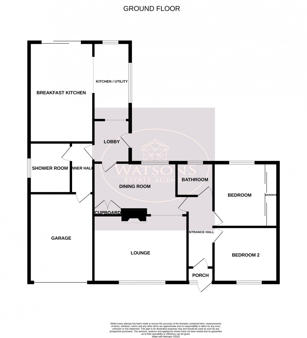 Floorplan for Eastwood, Nottingham