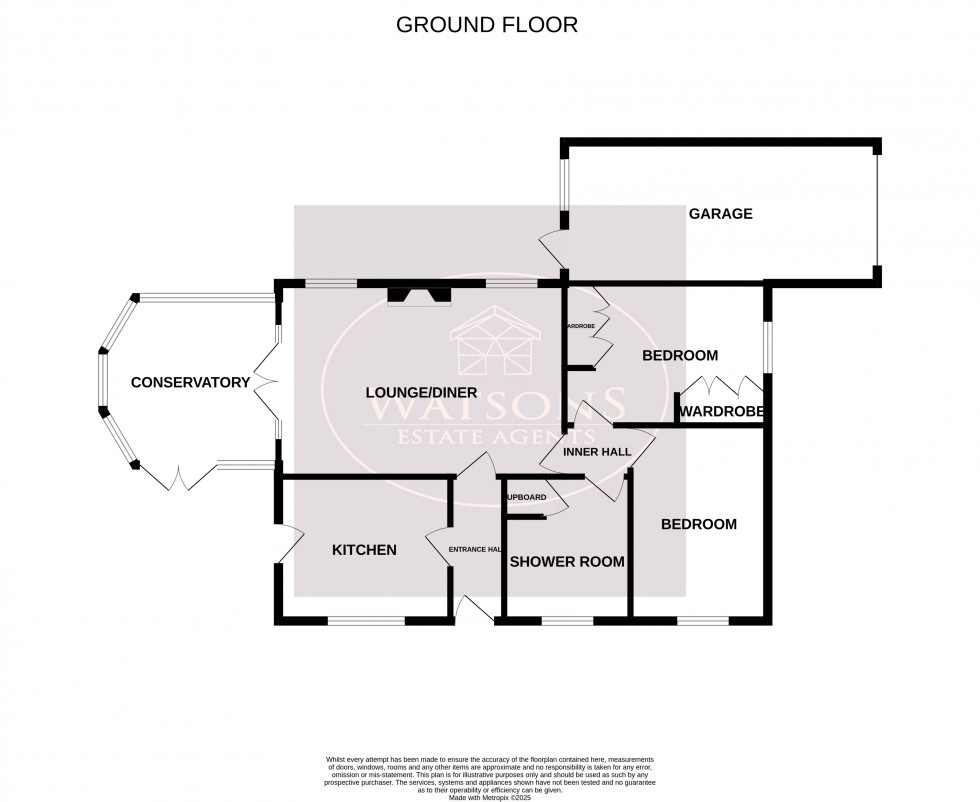 Floorplan for Nuthall, Nottingham