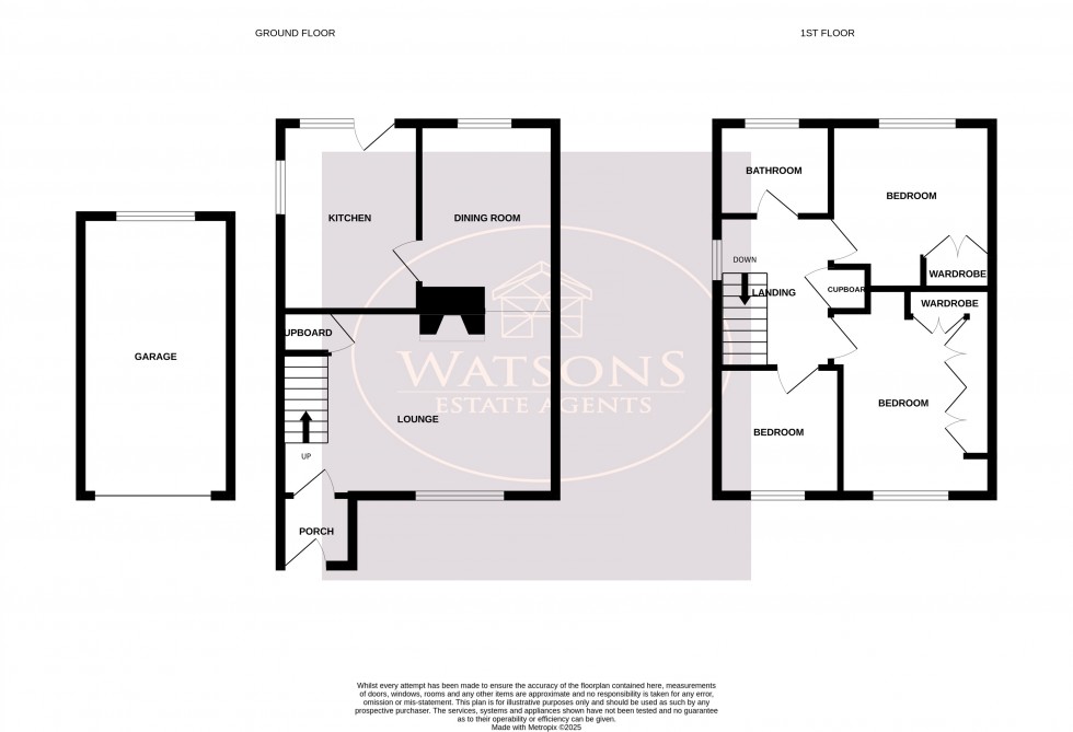 Floorplan for Pinxton, Nottingham, Derbyshire