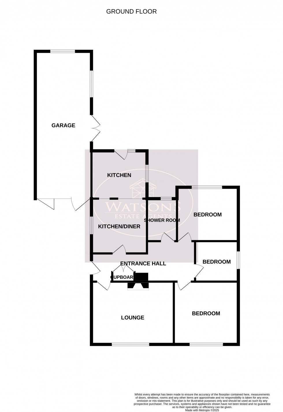 Floorplan for Eastwood, Nottingham