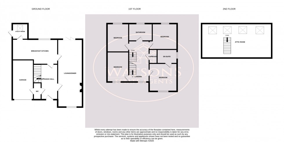 Floorplan for Selston, Nottingham